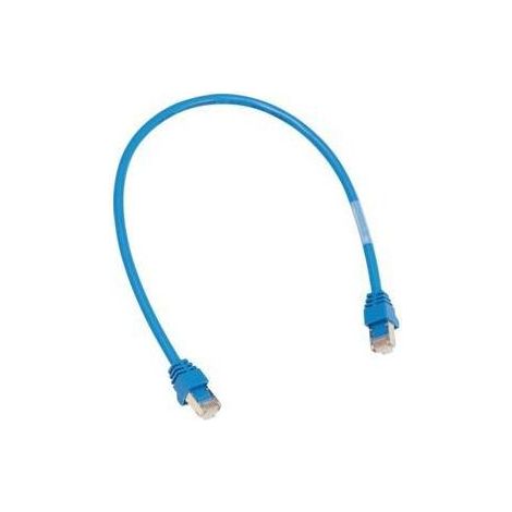 Hager Patch-Leitung 2xRJ45 Steck.bl 1m ZZ45WAN100 (1/5)
