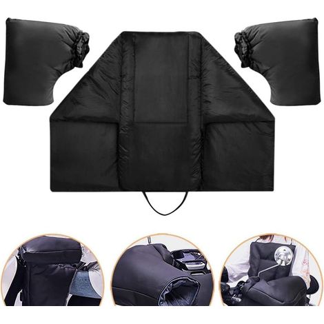 Protection Tablier Couvre Jambe Scooter Avec Manchon De Guidon - Housse Protection Contre Le Froid Et La Pluie - Scooter Tablier Universel Couverture (1/5)