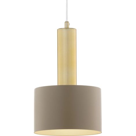 Suspension VITRUM GOLD beige doré 1xE27 15W Sigma Lighting (1/2)