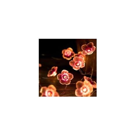 Guirlande lumineuse LED Sakura, guirlande de fleurs de cerisier, guirlandes lumineuses florales- (1/5)