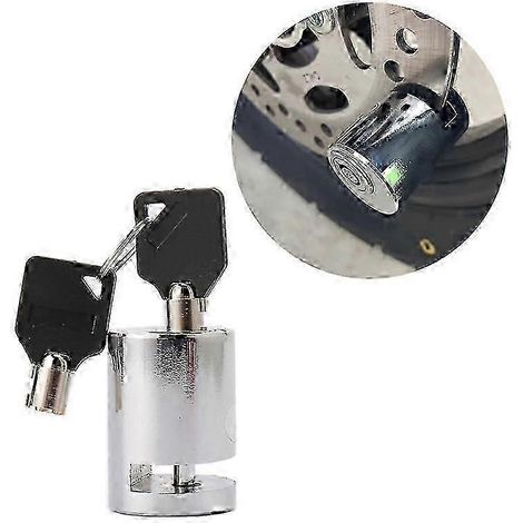 Antivol de disque de frein pour moto, vélo et scooter, étanche, petit et portable ( ) (1/5)