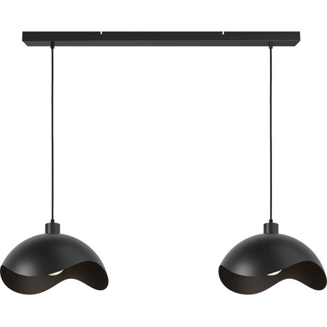 Lampe suspendue de bureau Volta 2x Ø40cm - noir - 2404-05-05-100-2 (1/3)