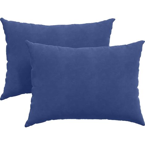 Maison Exclusive - Sofakissen 2 Stück Polizeiblau 70 x 50 cm Cord
