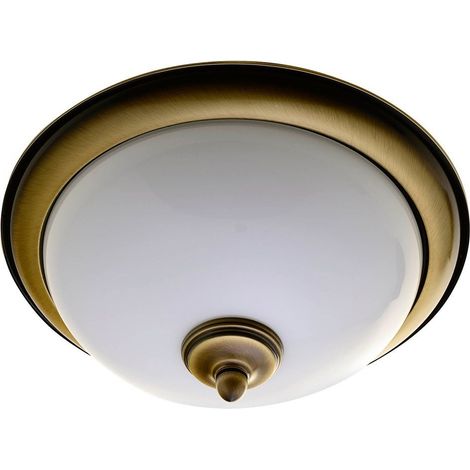Plafonnier GLOSTER, ø 315mm, 2xE14, 40W, IP21, bronze (1/2)