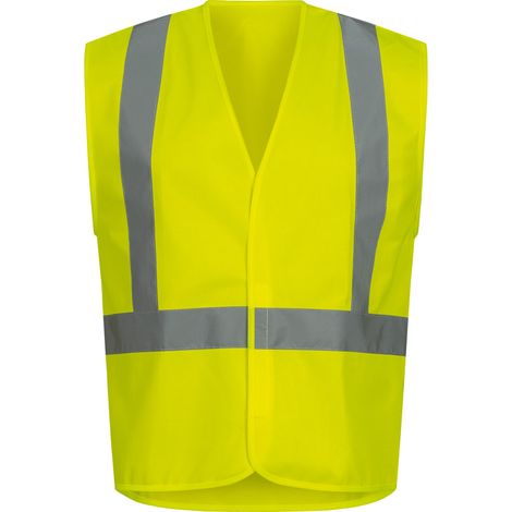 Gr .4XL(70/72) / 5XL(74/76) HELIMAR WARNSCHUTZWESTE gelb HELIMAR HIGH VISIBI (1/2)