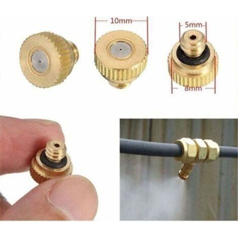 Confezione da 20 ugelli nebulizzatori in ottone per sistemi di raffreddamento (ugello da 0,3 mm) (1/3)