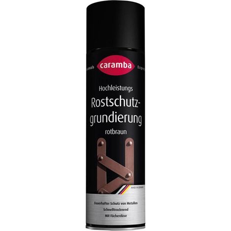 CARAMBA Aktiv Rostschutzgrundierung 500ml Spraydose rot-braun " Profi-Serie" (1/4)