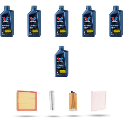 Kit tagliando 4 FILTRI e 6L OLIO compatibile con Bmw serie 3 Gt (F34) 320d 135kw dal 2013 (1/5)