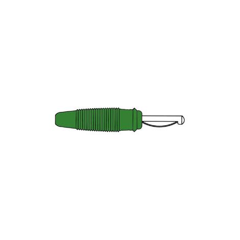 HIRSCHMANN 142852 - Tapones de contacto (4 mm), color verde (1/3)