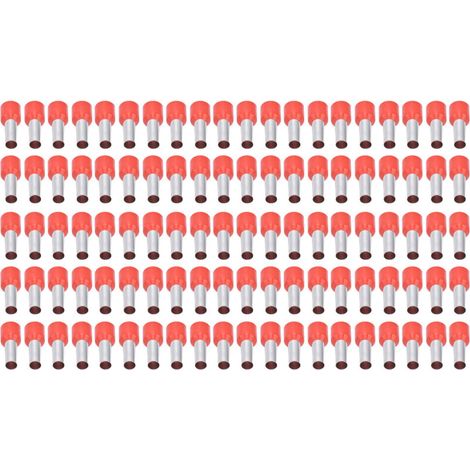 100PCS Embouts à Coudes Isolés en Cuivre pour Câbles 8AWG, Connecteurs à sertir E10‑12 (1/5)