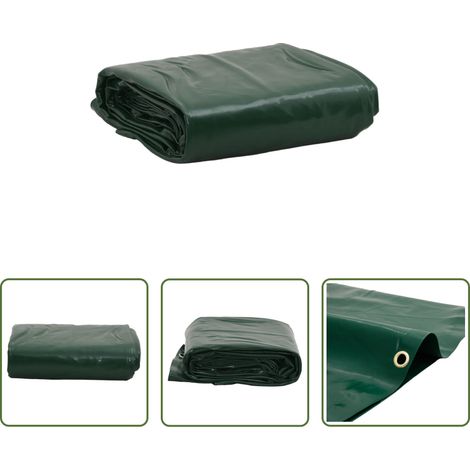 Bâche anti-UV -  Bâche vert 1,5x2 m 650 g/m² (1/5)