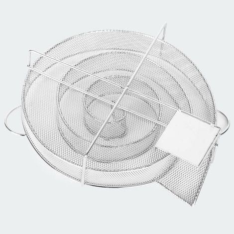 Kaltrauchgenerator für Räucheröfen, Fleisch- und Fischräucherung, Grill, 25×18×4cm, Silber (1/4)