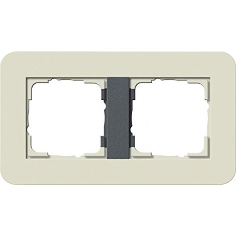 GIRA 0212427 E3 CADRE DE FINITION, SABLE/ANTHRACITE