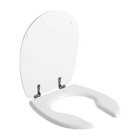SIÈGE OUVERT EN MDF BLANC POUR POT AUSIL LINE Dimensions : Blanc