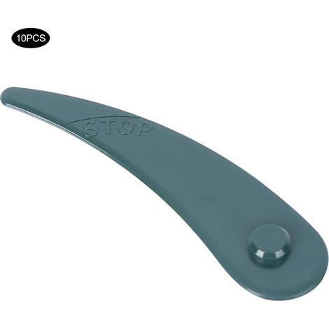 10 lames de rechange en plastique pour tondeuse, accessoire polyvalent compatible Bosch ART 23-18 Li et 26-18 Li (1/5)