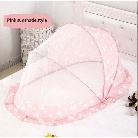 Moustiquaire pour lit bébé 985055cm, housse de protection pour nouveau-né, moustiquaire pliable pour bébé, protection anti-moustiques pour yourte (1/2)