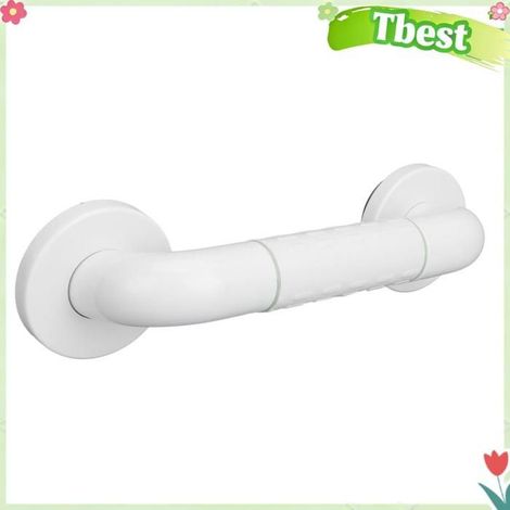 Tbest barre d'appui de sécurité pour baignoire Les barres d'appui pour salle de bain, longueur 29cm, manutention elingue Blanc