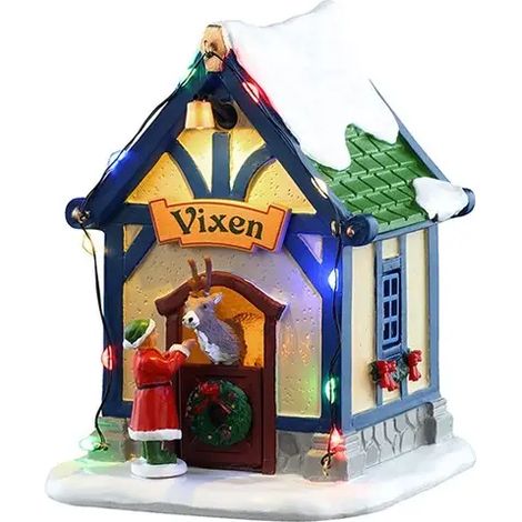 Édifice décoratif Tana de la Volpe pour village de Noël
