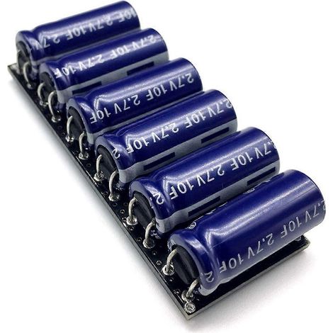 Module de condensateur 16 V 1 F/2 F Supercondensateur 2,7 V 10 F (1/5)