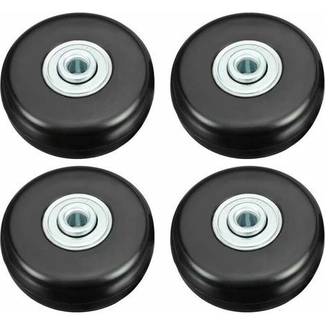 Ruedas Ulisem para maletas, ruedas de reparación de equipaje, ruedas giratorias universales de goma silenciosas de 50 mm de alta resistencia para maletas, equipaje, mochilas y viajes. (1/5)