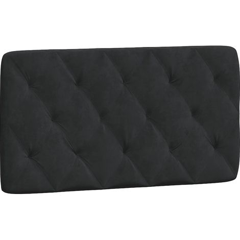 Maison Exclusive - Cabecero de cama acolchado terciopelo negro 10