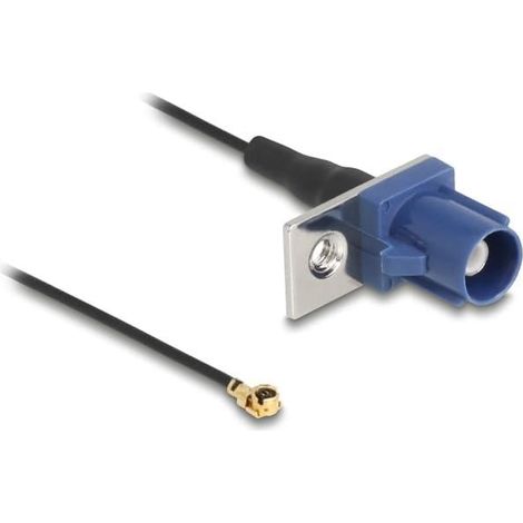 DELOCK CÂBLE D'ANTENNE FAKRA C MÂLE VERS FICHE MHF® I 1,13-20 CM 90727