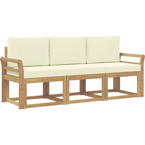 Set di divani da esterno 3 pz Salotto da Giardino (1/5)