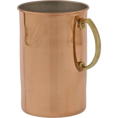 Jarra de cerveza, taza de cerveza - cobre, hecho a mano, 1,5 L