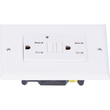 Prise de sécurité GFCI intelligente avec voyant LED, 120V AC, pour prévention des fuites de courant, modèle LD‑3008A (1/5)