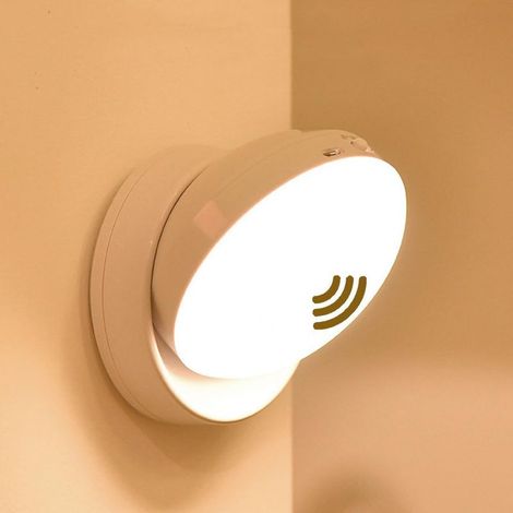 Online Store – Applique murale LED rechargeable avec détecteur de mouvement – Rotatif 360° – Auto ON – Sans fil – Pour salon et couloir (1/5)