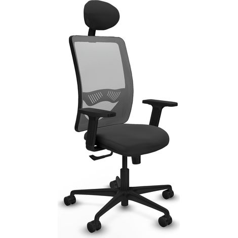 Silla piqueras y crespo Zulema negro espuma alta densidad (1/2)