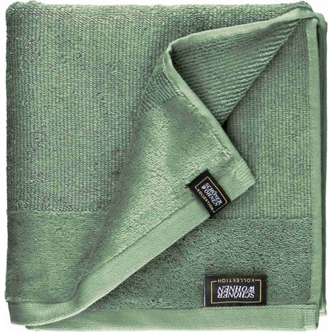 SCHÖNER WOHNEN asciugamano SENSE-4 - Set da 4 50x100 cm, verde