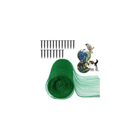 Filet antioiseaux 4x10 m Kit pour plantes, fruits, fleurs, étang (1/5)