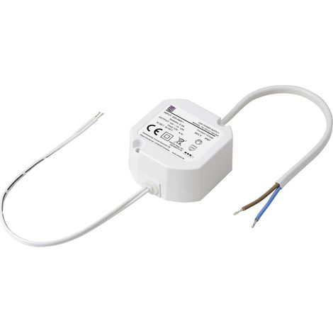 TRU COMPONENTS TC-YCL12-1201000（Round shape) LED-Trafo  Konstantspannung 12 W 1.0 A 12 V/DC nicht di