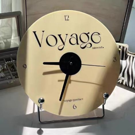 Horloge murale artistique de style nordique de 30 cm (12 pouces), ornement décoratif, horloge en verre simple et créative BL088 (1/4)