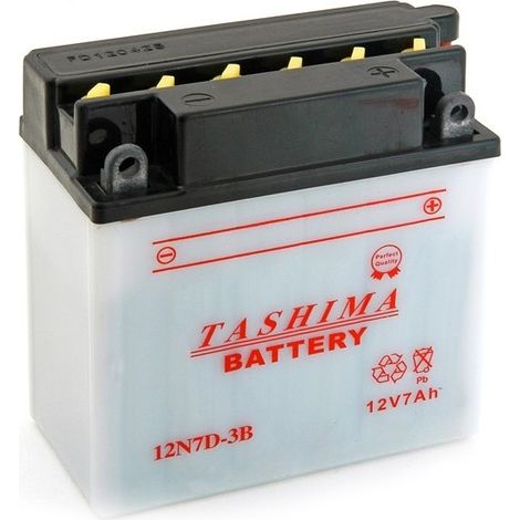 Batterie Plomb Tashima 12v, 7a. L: 135, L: 75, H:150mm, + à Droite Pour Quads. (livrée Sans Acide Séparé). - Batterie à Mettre E