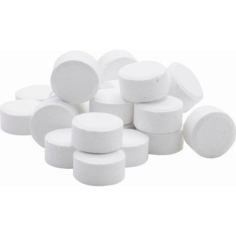 Chlore Multi Actions Piscine - Pastilles 20G - Boite 1 kg - Traitement Longue Durée Multi Fonctions