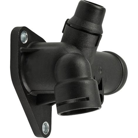 1 color: Black Material: Plastic 06B121132E Thermostat housing suitable for Audi A (1/4)