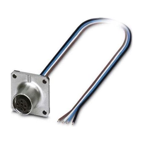 Phoenix Contact 1420003 Sensor-/Aktor-Einbausteckverbinder M12 Buchse, Einbau 0.50 m Polzahl Sensore (1/2)