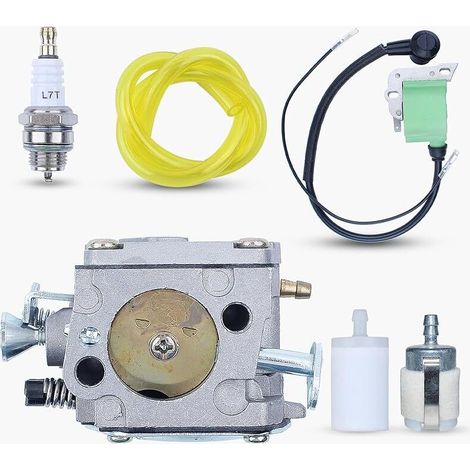 Kit de conduite de filtre à carburant de bobine d'allumage de carburateur pour Husqvarna 268 272 272XP 61 tronçonneuse 5032803-16 / 5039014-01 Bougie d'allumage (1/5)