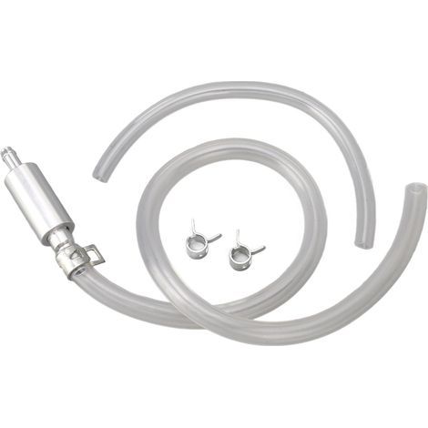 Tuyau de Saignement de Freinage en Caoutchouc en Aluminium, Kit de Tube à Preuve Fuite Flexible pour L'embrayage de Moto, Conçu pour Se Connecter Facilement et Facilement à un. (1/5)