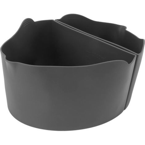 Doublure de Séparation pour Mijoteuse, Séparateur de Mijoteuse en Silicone de qualité Alimentaire, étanche pour Pot de 6 QT pour la Cuisine à Domicile (Gris). (1/5)