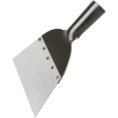 Pala piatta multifunzionale in acciaio per la pulizia del giardino - Pala per ghiaccio - Attrezzo per diserbo - Attrezzo per piantare - Attrezzo per diserbo (21 x 25,5 x 3,4 cm) (1/4)