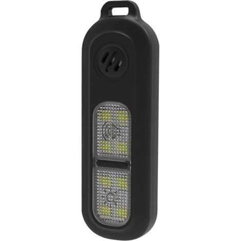 Alarme Personnelle Anti Agression,130dB Alarme Personnelle Porte Cle de sécurité d'urgence de avec lumières LED,(Noir) Rechargeable pour Femme Enfants Personnes aîné (1/5)