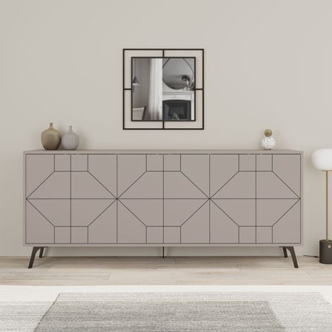 Dune Console Sideboard Display Unit 183 Mocha Grey