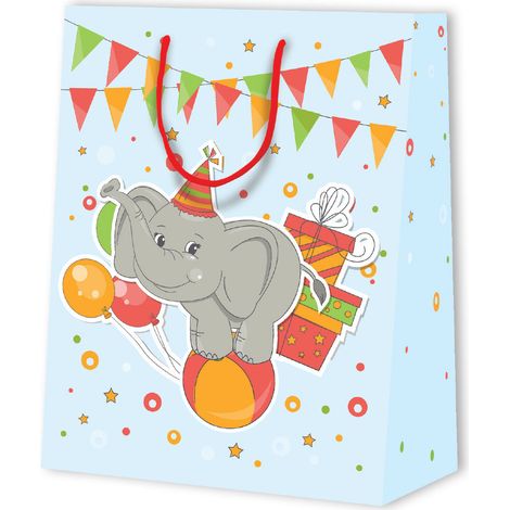 Duni Geschenktüte Animal Company 26 x 32 cm Geschenkpapier
