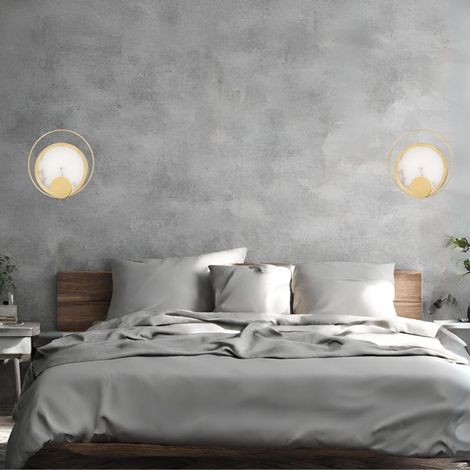 Coil Applique Murale Led Laiton, Albâtre Espagnol, 2700K (1/2)