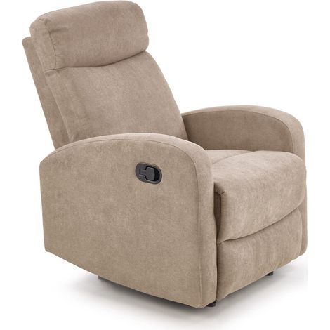 Sillón reclinable Houston 1034, Beige, 79x75x95cm, Tapiz