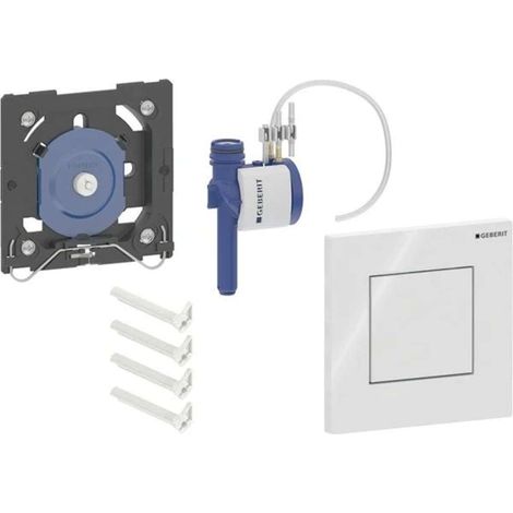 Geberit - Control neumático de descarga para urinario tipo 01, blanco alpino 116.064.11.1 (1/2)
