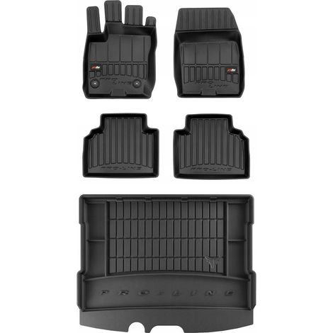 SET Alfombrillas de goma 3D Ford Tourneo Courier 2014-2023 5 plazas (1/5)